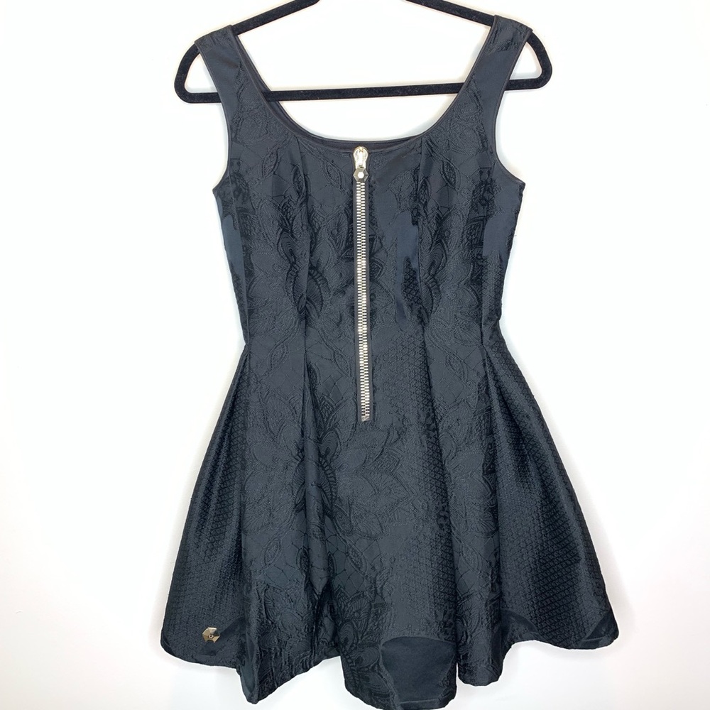 Phillip Plein beautiful dress! Deep shiny black.